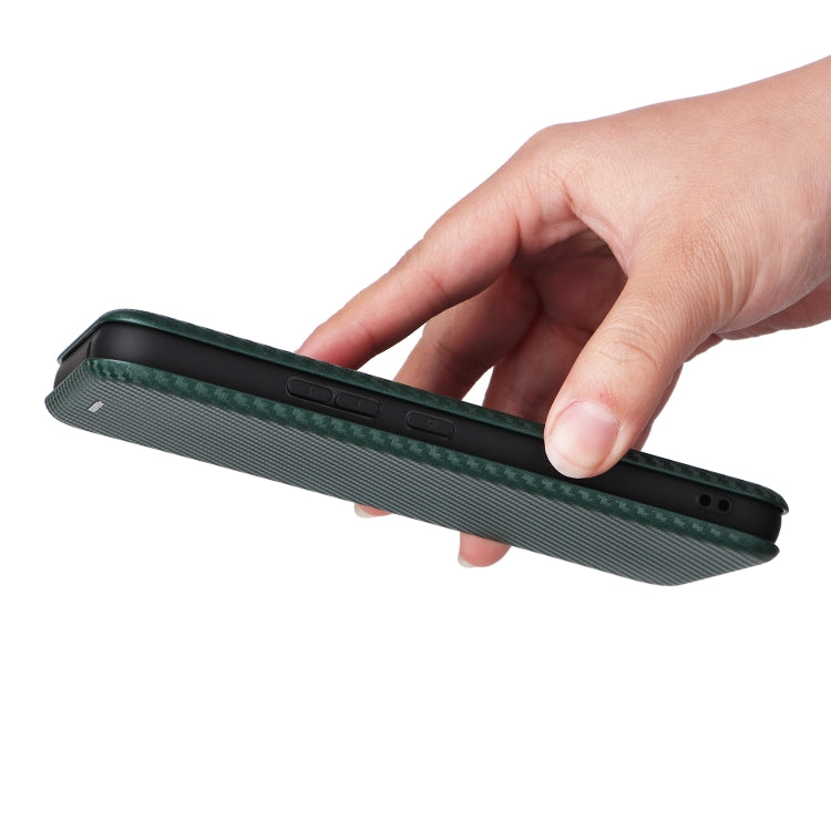 For Samsung Galaxy A34 5G Carbon Fiber Texture Flip Leather Phone Case