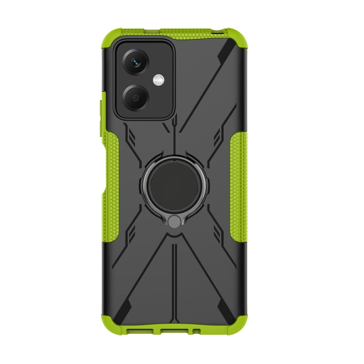 For Xiaomi Redmi Note 12 5G Armor Bear Shockproof PC + TPU Phone Case with Ring