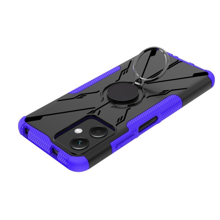 For Xiaomi Redmi Note 12 5G Armor Bear Shockproof PC + TPU Phone Case with Ring