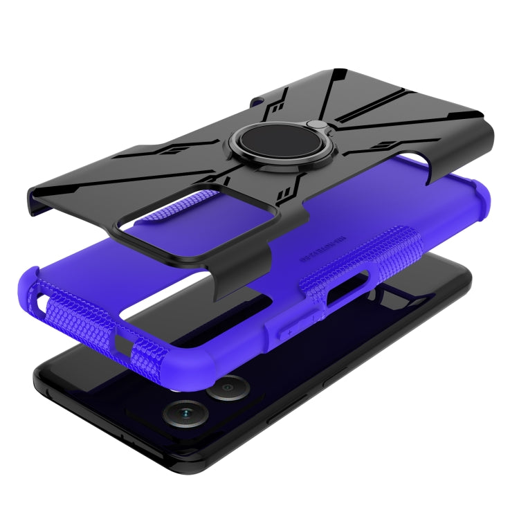 For Xiaomi Redmi Note 12 5G Armor Bear Shockproof PC + TPU Phone Case with Ring