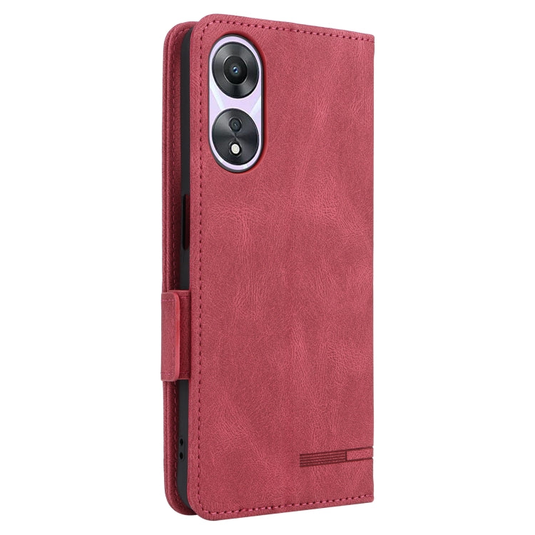 For OPPO A58 5G Magnetic Clasp Leather Phone Case