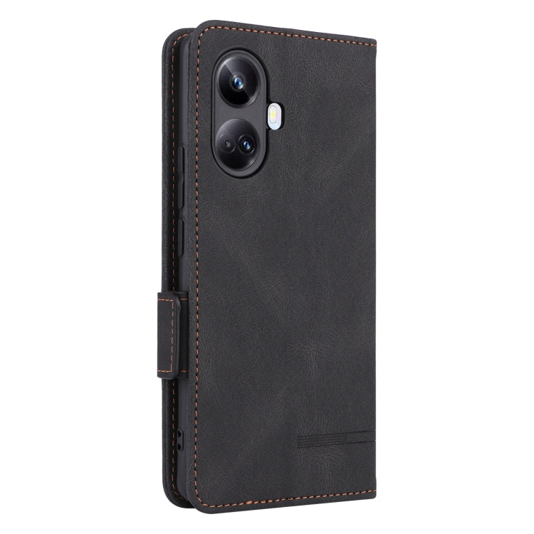 For Realme 10 Pro+ Magnetic Clasp Leather Phone Case