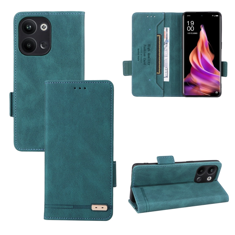 For OPPO Reno9 / Reno9 Pro 5G Magnetic Clasp Leather Phone Case