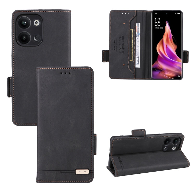 For OPPO Reno9 / Reno9 Pro 5G Magnetic Clasp Leather Phone Case