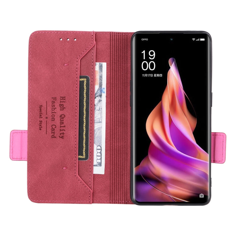 For OPPO Reno9 / Reno9 Pro 5G Magnetic Clasp Leather Phone Case