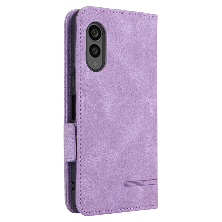 For Fujitsu Arrows N F-51C Magnetic Clasp Leather Phone Case