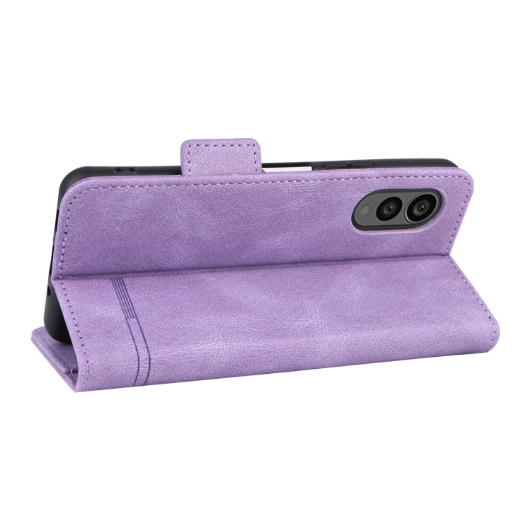 For Fujitsu Arrows N F-51C Magnetic Clasp Leather Phone Case