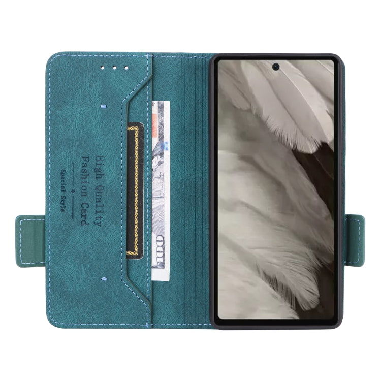 For Google Pixel 7a Magnetic Clasp Leather Phone Case