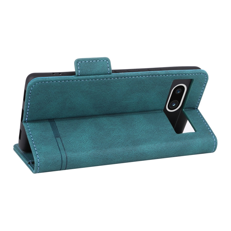 For Google Pixel 7a Magnetic Clasp Leather Phone Case