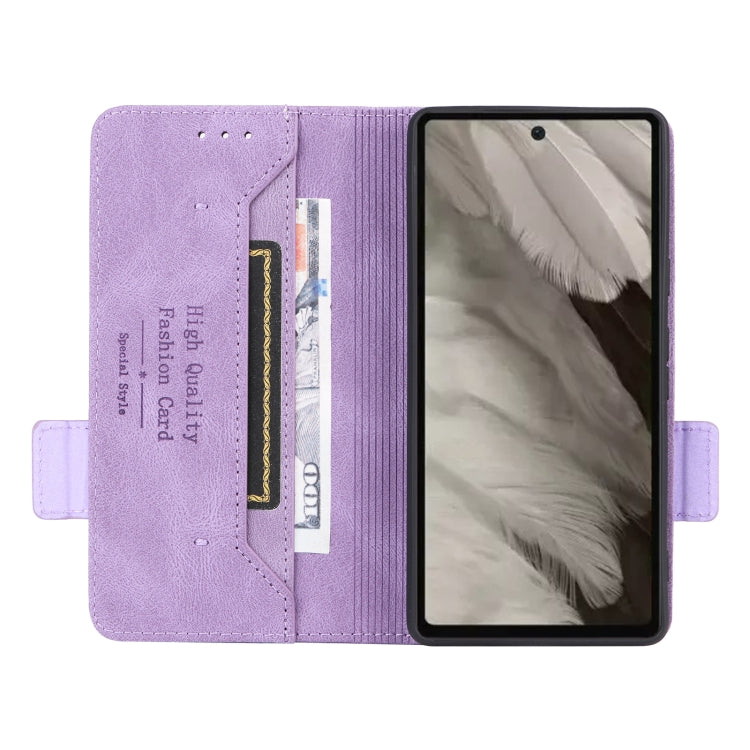 For Google Pixel 7a Magnetic Clasp Leather Phone Case