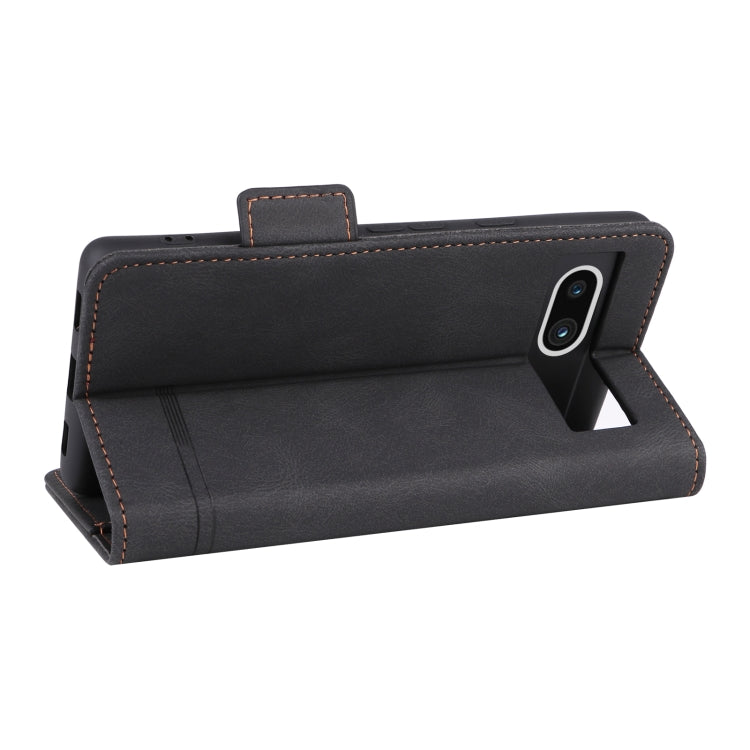 For Google Pixel 7a Magnetic Clasp Leather Phone Case