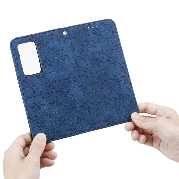 For Huawei P40 Pro+ Lucky Flowers Embossing Pattern Magnetic Horizontal Flip Leather Case with Holder & Card Slots