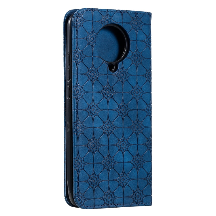 For Xiaomi Redmi K30 Pro Lucky Flowers Embossing Pattern Magnetic Horizontal Flip Leather Case with Holder & Card Slots