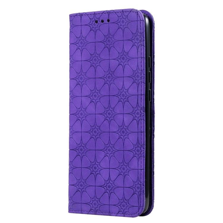 For Xiaomi Redmi K30 Pro Lucky Flowers Embossing Pattern Magnetic Horizontal Flip Leather Case with Holder & Card Slots