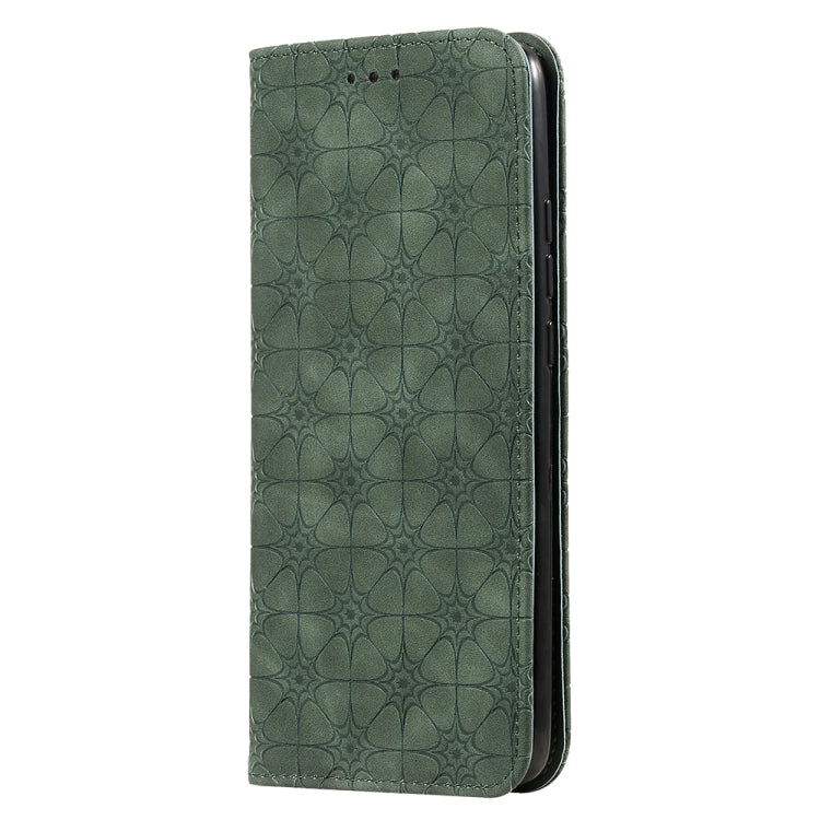 For Xiaomi Redmi K30 Pro Lucky Flowers Embossing Pattern Magnetic Horizontal Flip Leather Case with Holder & Card Slots