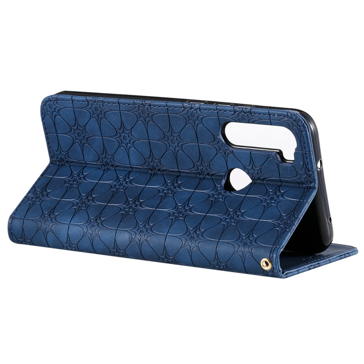 For Xiaomi Redmi Note 8T Lucky Flowers Embossing Pattern Magnetic Horizontal Flip Leather Case with Holder & Card Slots