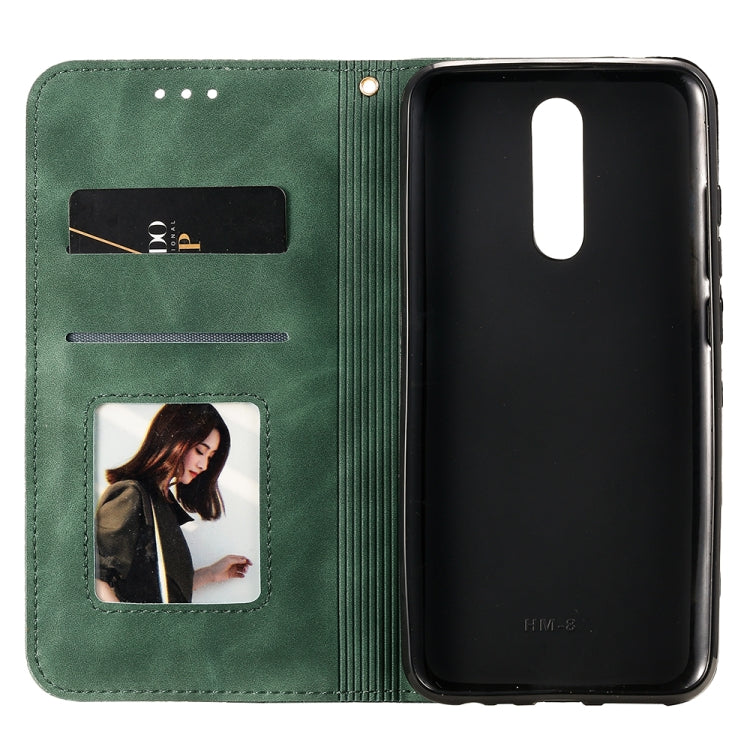 For Xiaomi Redmi 8A Lucky Flowers Embossing Pattern Magnetic Horizontal Flip Leather Case with Holder & Card Slots