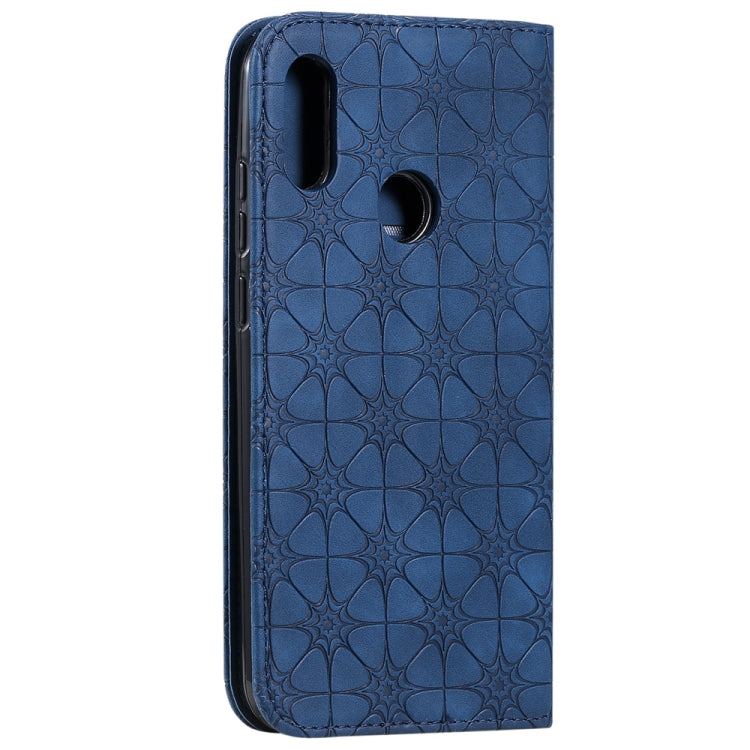 For Huawei Honor 8A 2020 / Y6 2019 Lucky Flowers Embossing Pattern Magnetic Horizontal Flip Leather Case with Holder & Card Slots