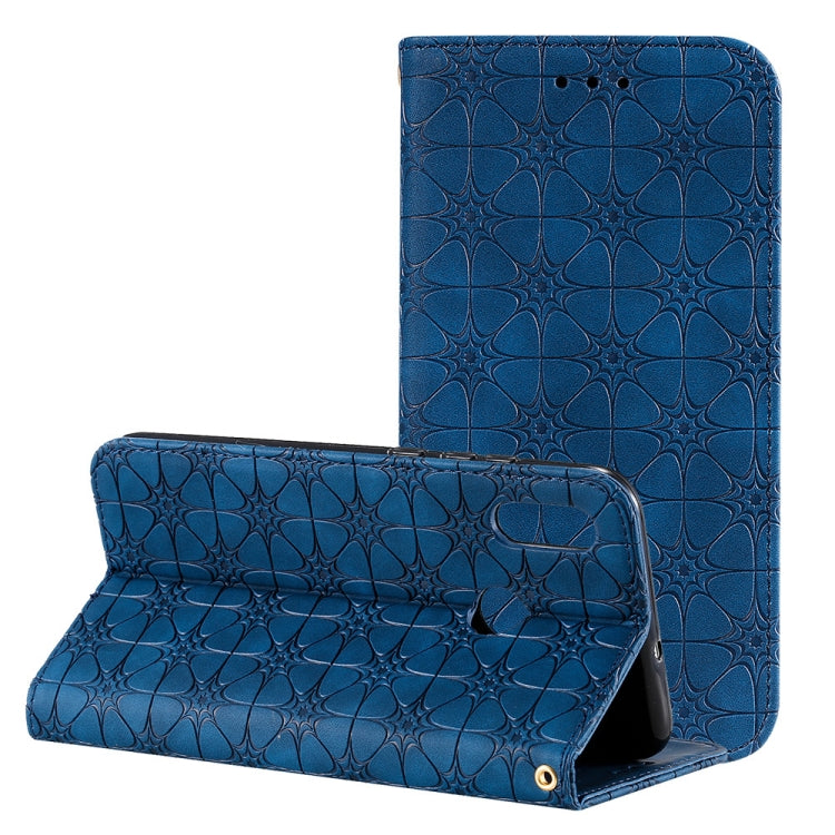 For Huawei Honor 10 Lite Lucky Flowers Embossing Pattern Magnetic Horizontal Flip Leather Case with Holder & Card Slots