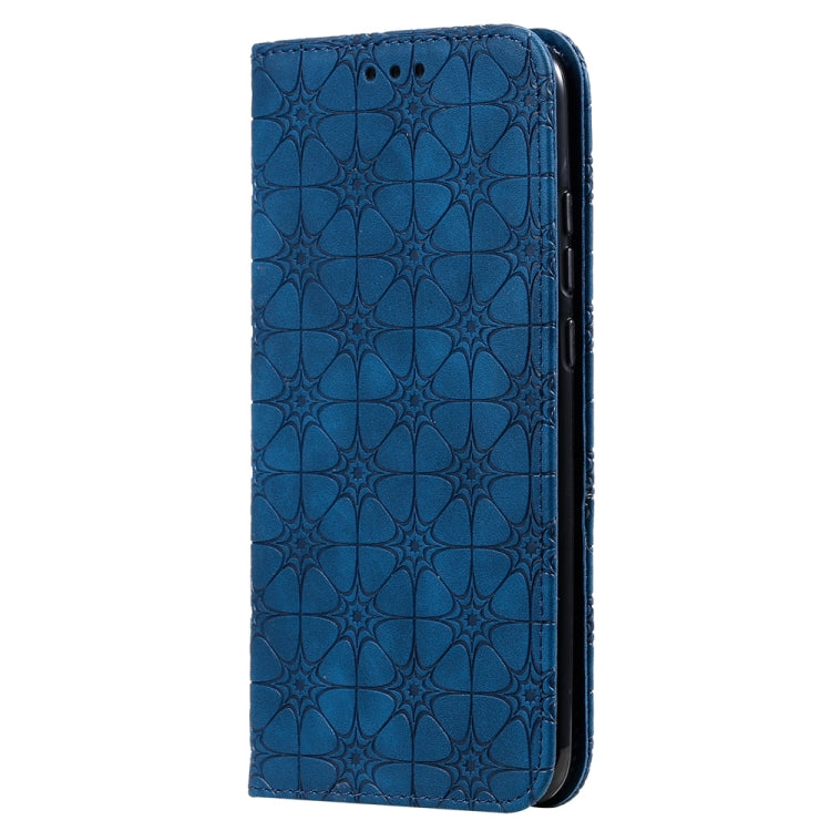 For Huawei Honor 10 Lite Lucky Flowers Embossing Pattern Magnetic Horizontal Flip Leather Case with Holder & Card Slots