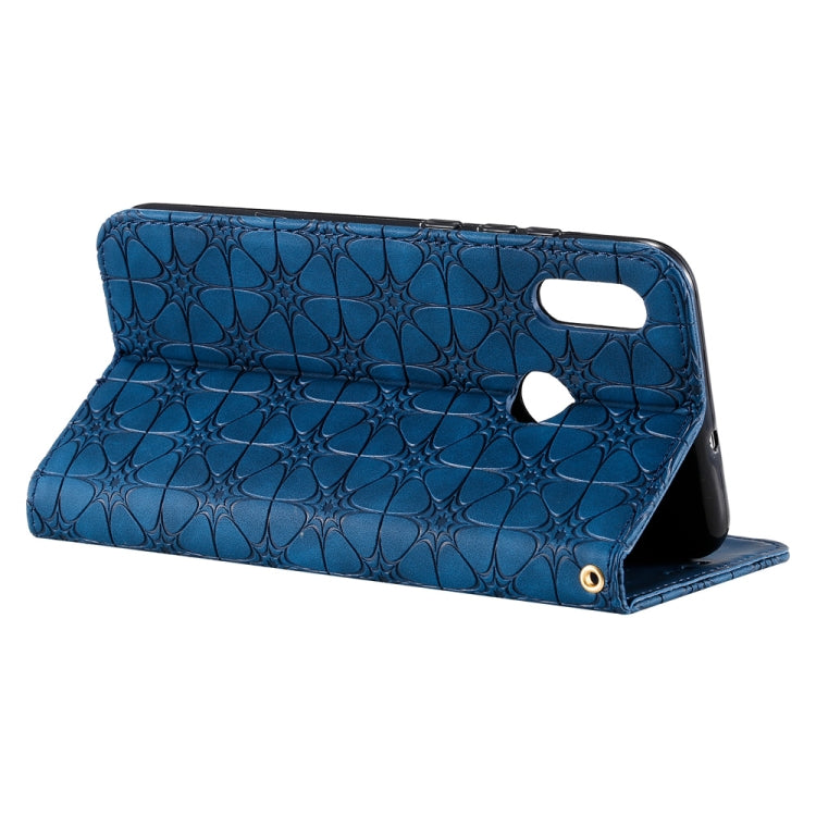 For Huawei Honor 10 Lite Lucky Flowers Embossing Pattern Magnetic Horizontal Flip Leather Case with Holder & Card Slots