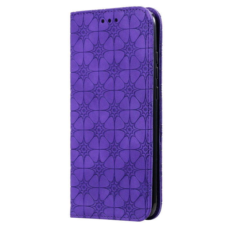 For Huawei Honor 10 Lite Lucky Flowers Embossing Pattern Magnetic Horizontal Flip Leather Case with Holder & Card Slots
