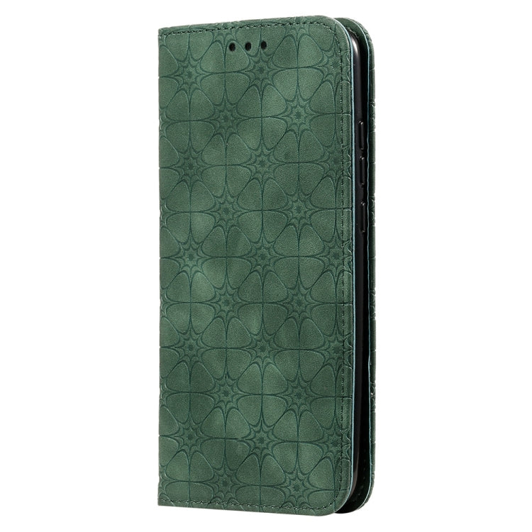 For Huawei Honor 10 Lite Lucky Flowers Embossing Pattern Magnetic Horizontal Flip Leather Case with Holder & Card Slots