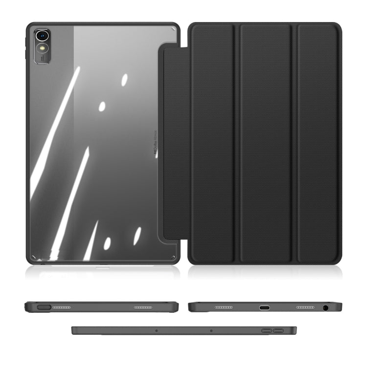 For Lenovo Tab P11 Gen 2 DUX DUCIS TOBY Series Horizontal Flip Leather Tablet Case(Black)
