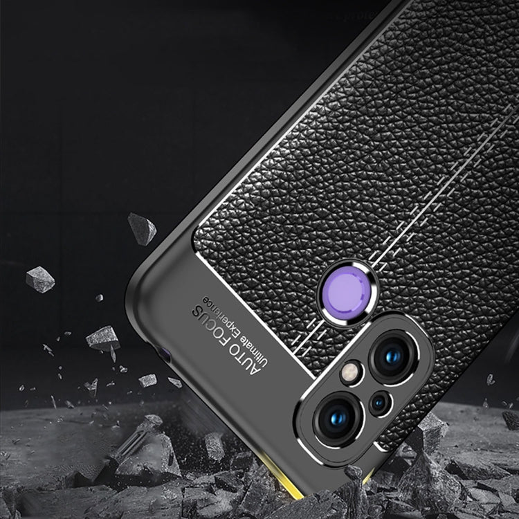 For Xiaomi Redmi 12C Litchi Texture Shockproof TPU Phone Case