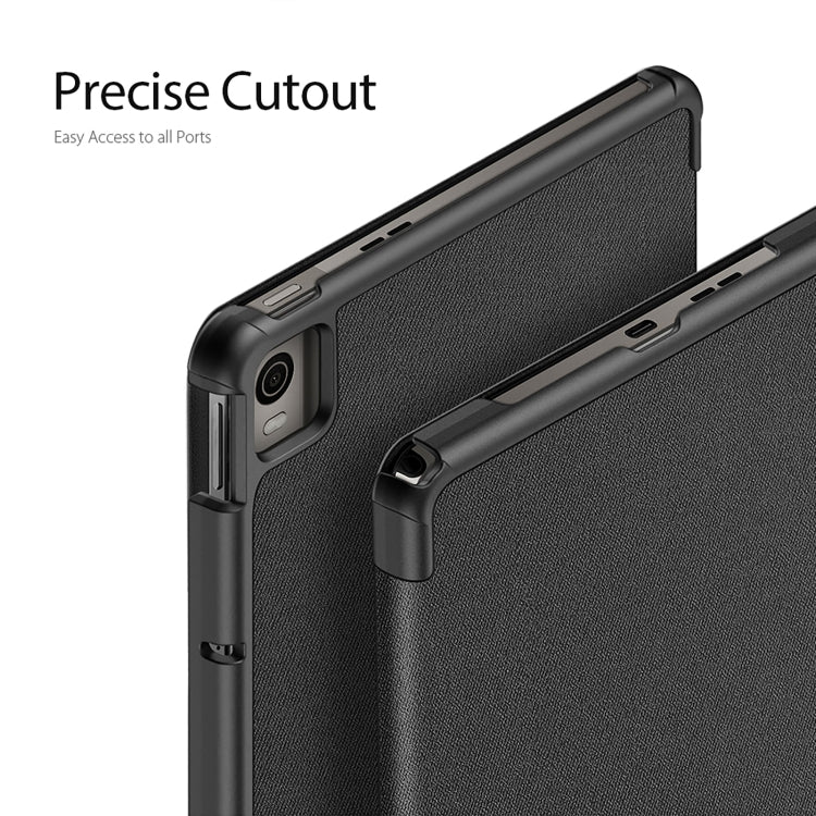 For Nokia T21 DUX DUCIS Domo Series Magnetic Flip Leather Tablet Case