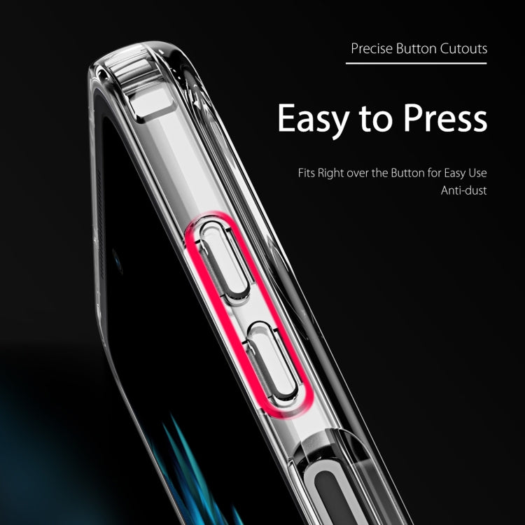 For OPPO Find N2 Flip DUX DUCIS Clin Series PC + TPU Phone Case(Transparent)