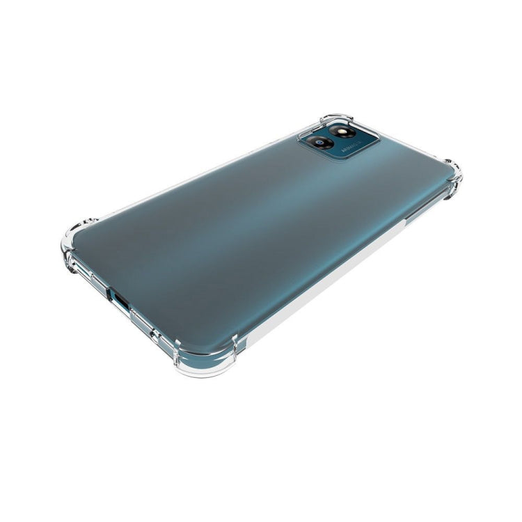 For Motorola Moto E13 Shockproof Non-slip Thickening TPU Phone Case(Transparent)