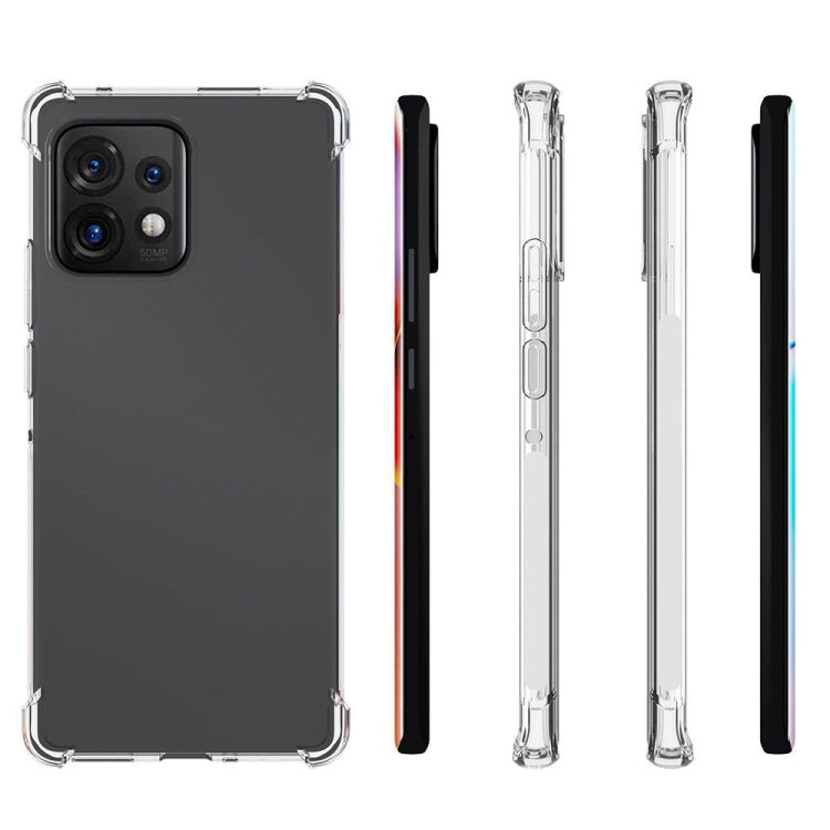 For Motorola Moto X40 5G Shockproof Non-slip Thickening TPU Phone Case(Transparent)