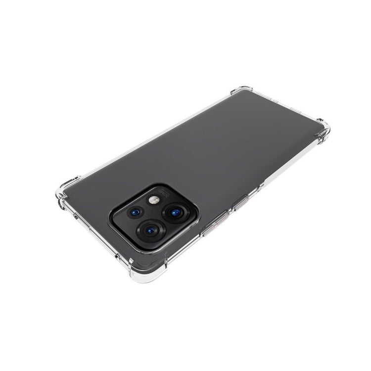 For Motorola Moto X40 5G Shockproof Non-slip Thickening TPU Phone Case(Transparent)