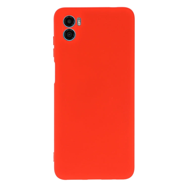 For Motorola Moto E22s Color Liquid Silicone Phone Case
