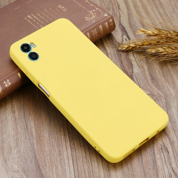 For Motorola Moto E22s Color Liquid Silicone Phone Case