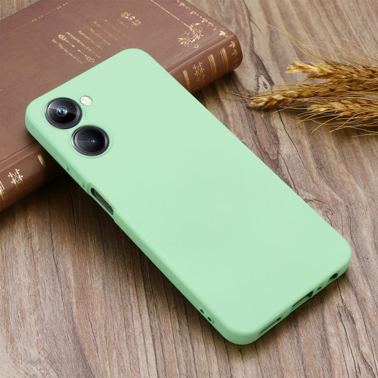 For Realme 10 4G Color Liquid Silicone Phone Case