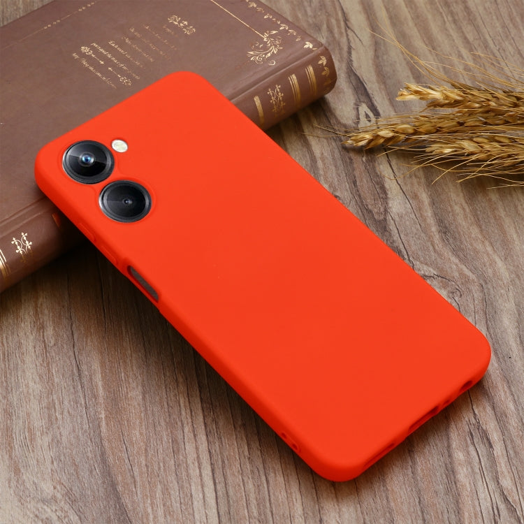 For Realme 10 4G Color Liquid Silicone Phone Case