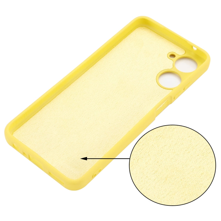 For Realme 10 4G Color Liquid Silicone Phone Case