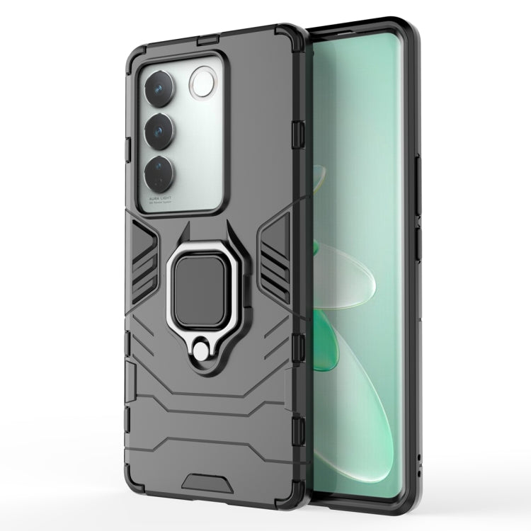 For vivo S16 Magnetic Ring Holder PC + TPU Phone Case