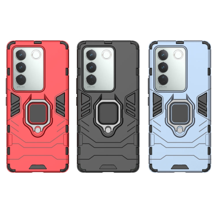 For vivo S16 Magnetic Ring Holder PC + TPU Phone Case