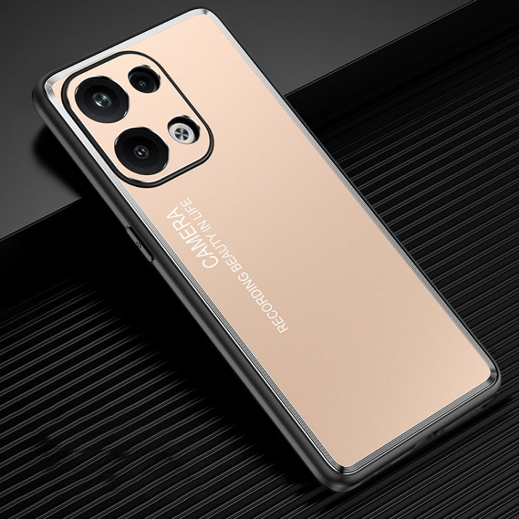 For OPPO Reno9 Pro+ Frosted Metal Phone Case