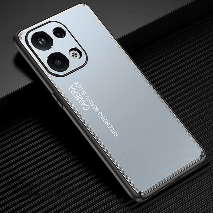 For OPPO Reno9 Pro+ Frosted Metal Phone Case