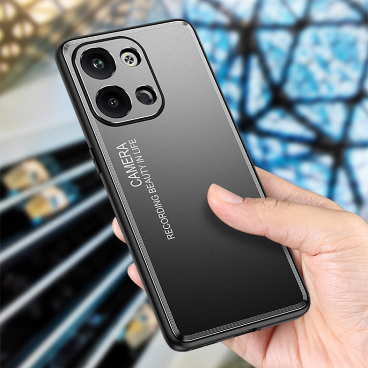 For OPPO Reno9 Pro+ Frosted Metal Phone Case
