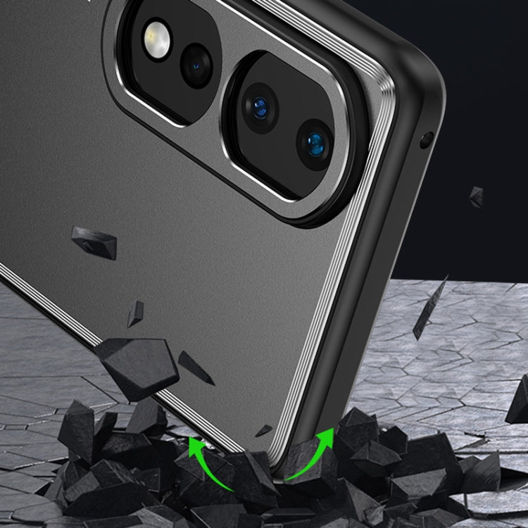 For Honor 80 Frosted Metal Phone Case