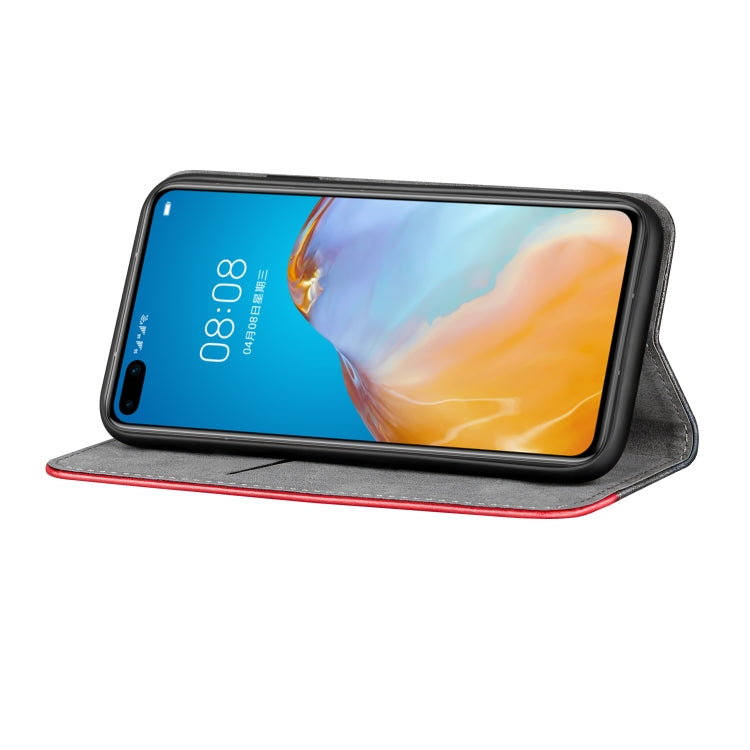 For Huawei P40 Pro Business Solid Color Stitching Multifunctional Horizontal Flip Leather Case with Bracket & Card Slots