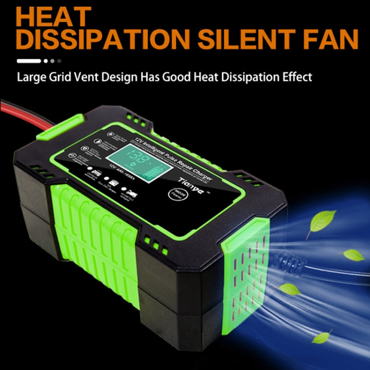 Motorcycle / Car Battery Smart Charger with LCD Screen, Plug Type:AU Plug