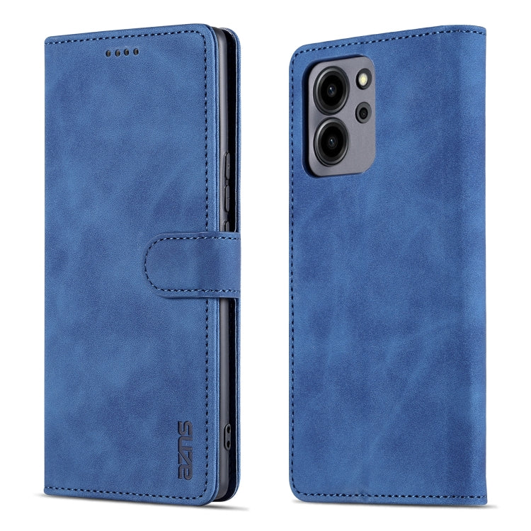 For Honor 80 SE AZNS Skin Feel Calf Texture Flip Leather Phone Case