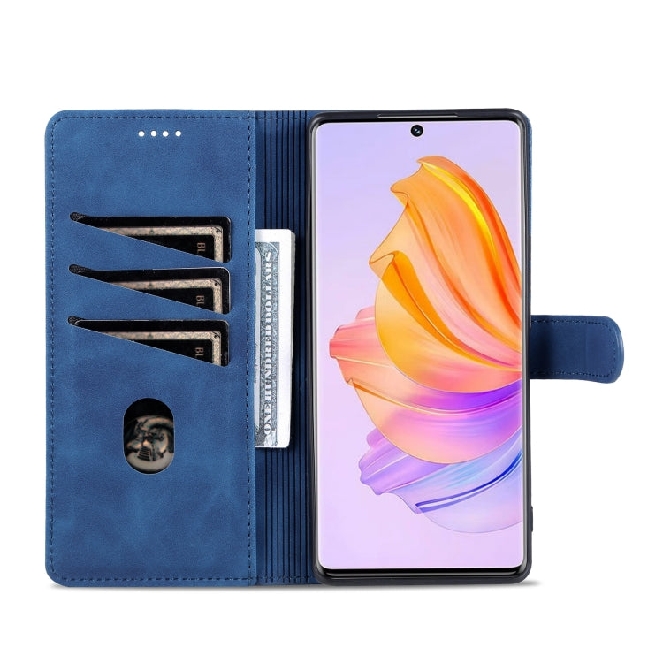 For Honor 80 SE AZNS Skin Feel Calf Texture Flip Leather Phone Case