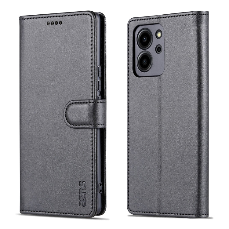 For Honor 80 SE AZNS Skin Feel Calf Texture Flip Leather Phone Case